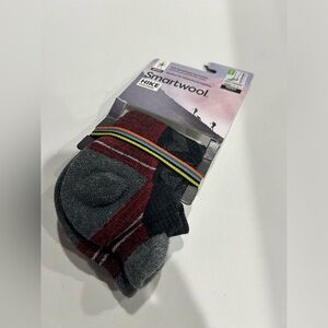 Smartwool Women's Hike Light Cushion Unisex Low Ankle Socks Charcoal NWT